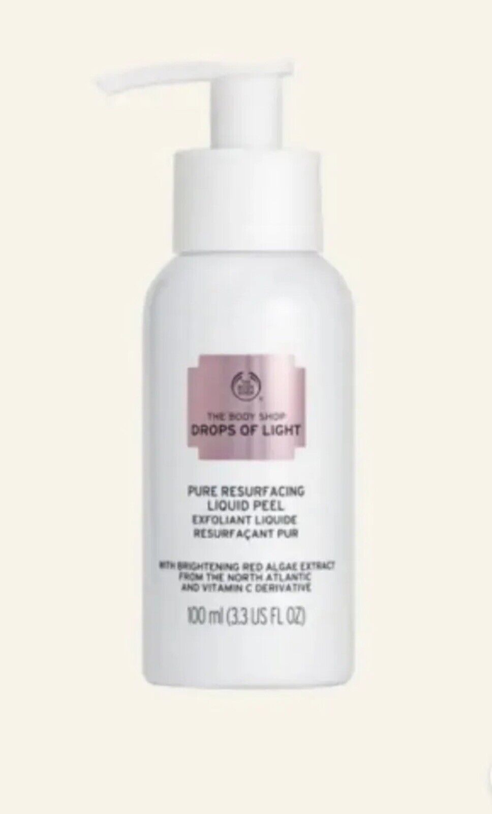 Body Shop Drops of Light Pure Resurfacing Liquid Peel~100ml~