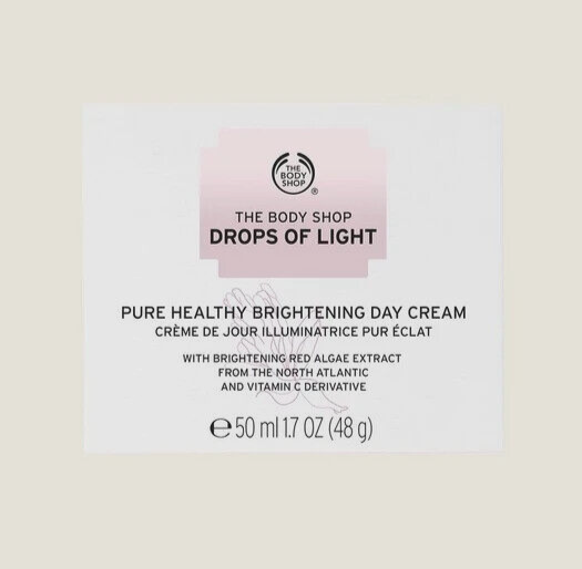 NEW!!! The Body Shop Drops Of Light Pure Healthy Brightening Day Cream 50ml